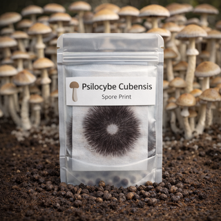Споровий відбиток Psilocybe cubensis