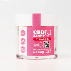 CBD Желейні ведмедики "Balance" 500 мг КБД, 25 шт, полуниця